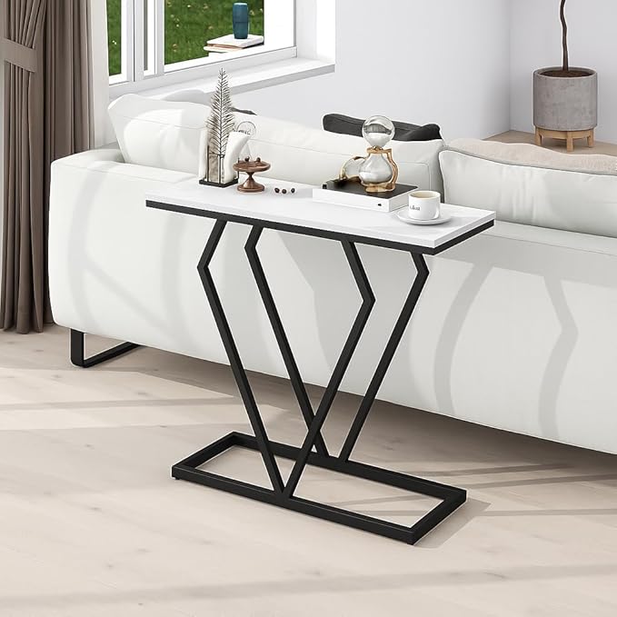 Modern Metal End Table | Premium Entryway Console Table