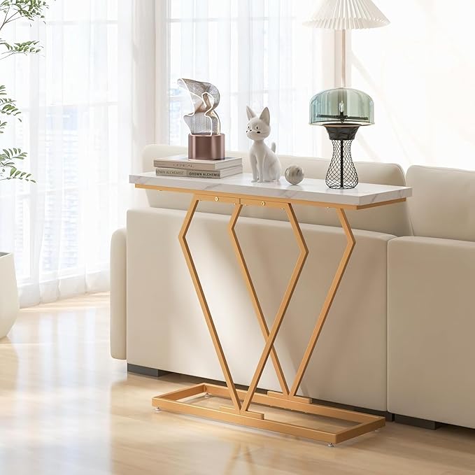 Modern Metal End Table | Premium Entryway Console Table