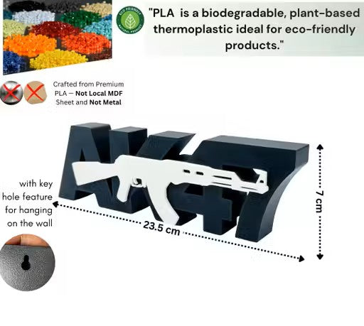 3D AK47 Theme Table Top