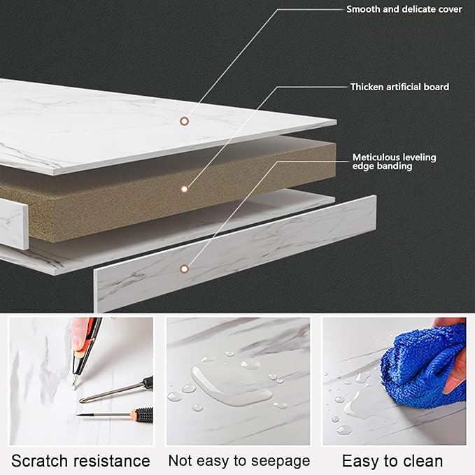 Modern Oval Coffee Table for Living Room