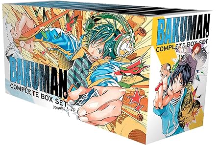 Bakuman Complete Box Set (Volumes 1–20) – English Paperback Manga Collection by Tsugumi Ohba & Takeshi Obata