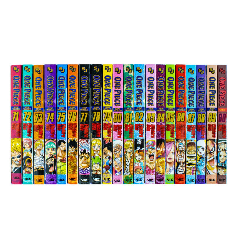 One Piece Manga Box Set 4 (Volumes 71–90) by Eiichiro Oda