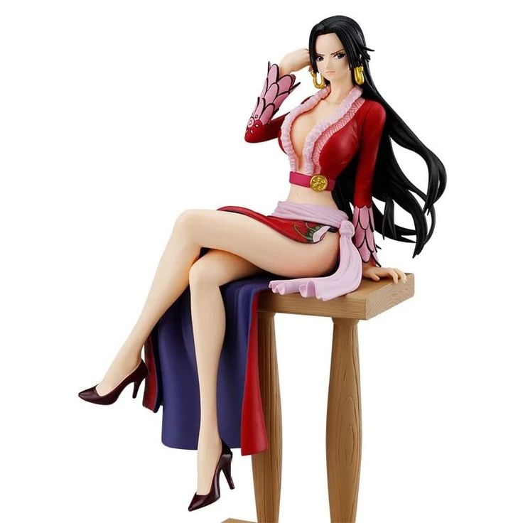 One Piece Boa Hancock Action Figure – Sitting Pirate Anime Collectible