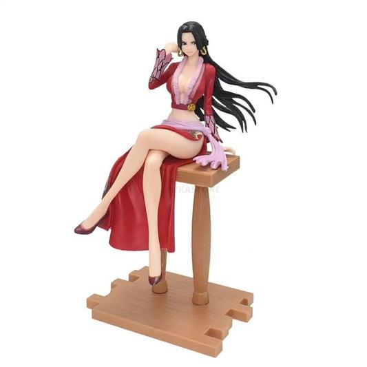 One Piece Boa Hancock Action Figure – Sitting Pirate Anime Collectible