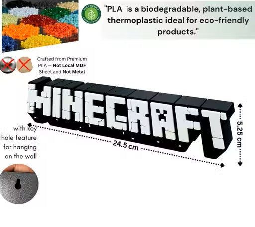 3D Minecraft Gaming Theme Table Top