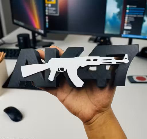 3D AK47 Theme Table Top