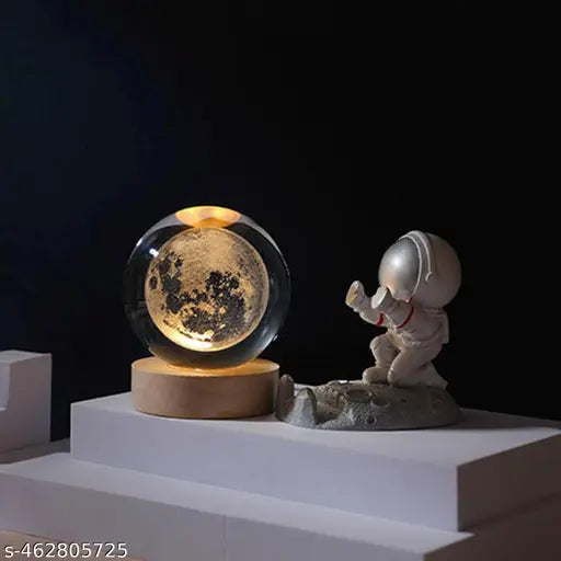 3D Crystal Light Moon