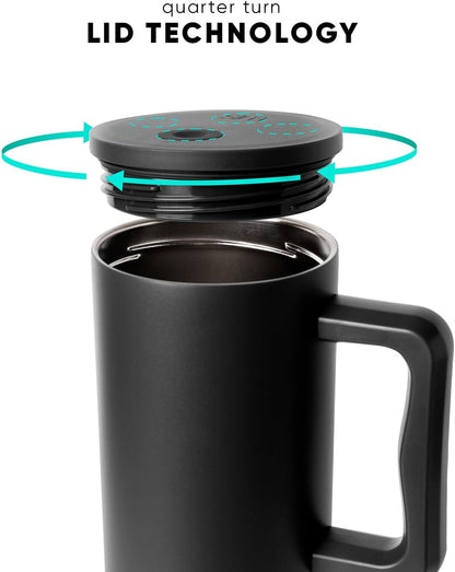 1200 ML Stainless Steel Tumbler with Handle & Straw