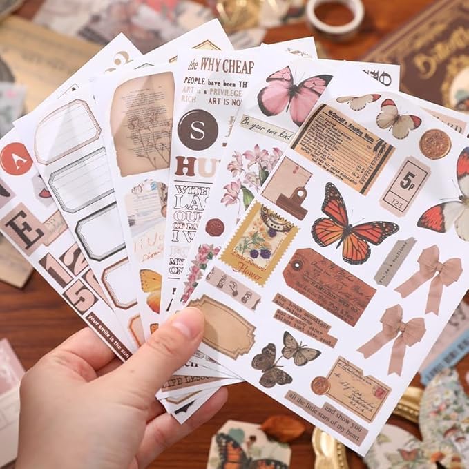 346 Pcs Butterfly Scrapbook Kit