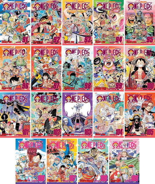 One Piece Manga Box Set 5 (Volumes 91-109) by Eiichiro Oda