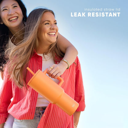 1200 ML Stainless Steel Tumbler with Handle & Straw