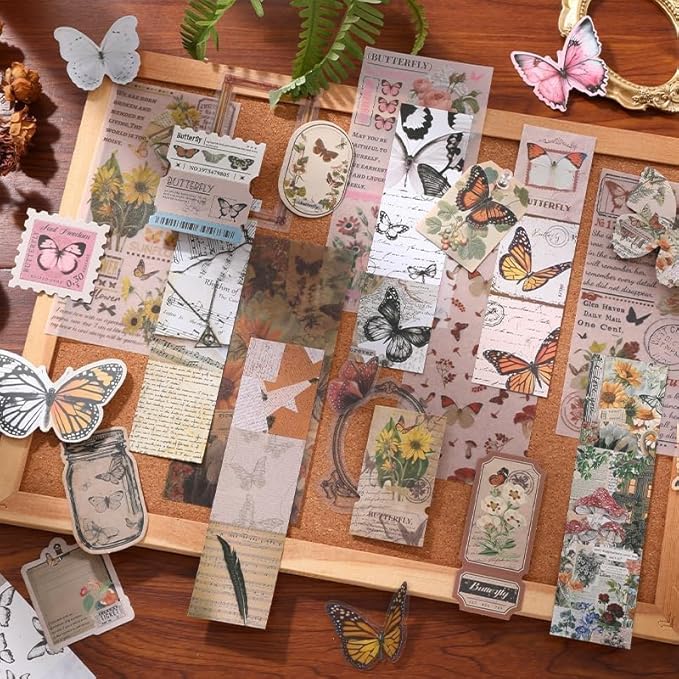 346 Pcs Butterfly Scrapbook Kit