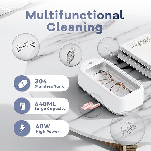 Premium Ultrasonic Jewellery Cleaner Machine 40W