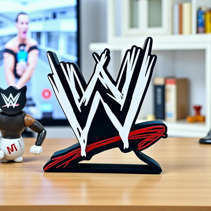 3D WWE Logo Theme Table Top