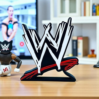 3D WWE Logo Theme Table Top
