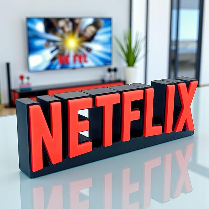3D Netflix Theme Table Top