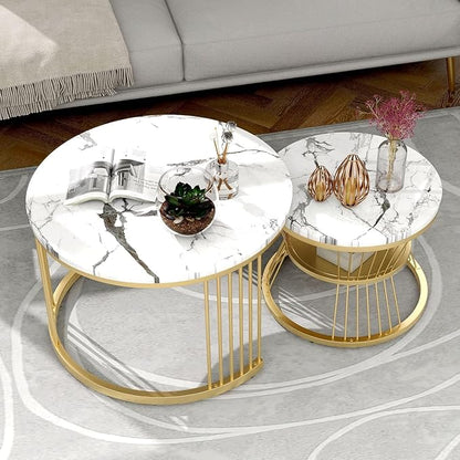 Premium Round Coffee Table Nesting Set