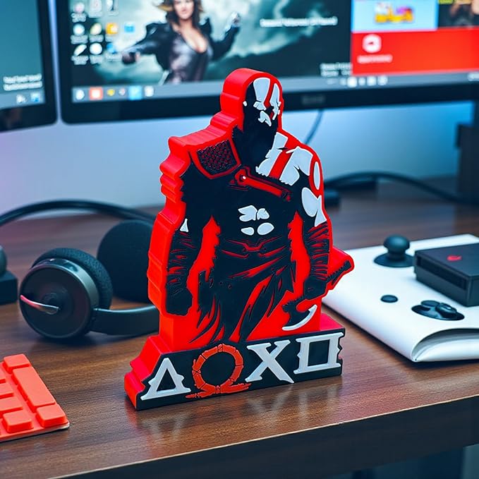 3D God of War Kratos Theme Table Top