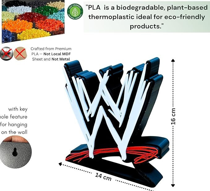 3D WWE Logo Theme Table Top