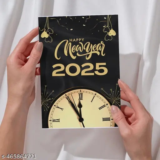 Customized Happy New Year 2025 Greeting Card