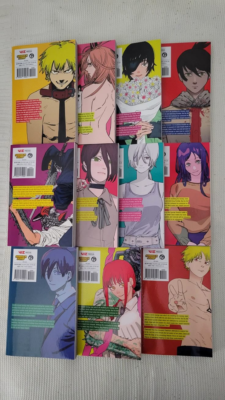 Chainsaw Man Manga Box Set Vol 1–11 by Tatsuki Fujimoto