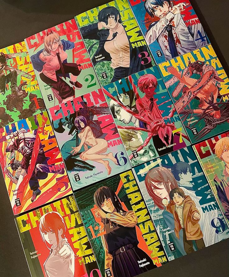 Chainsaw Man Manga Box Set Vol 1–11 by Tatsuki Fujimoto