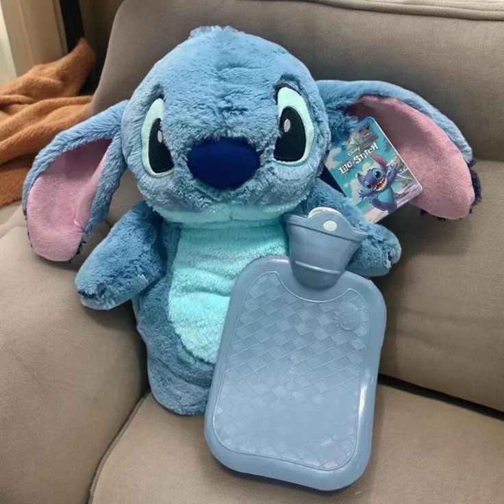 Cute Plush Stitch Hot Water Bag