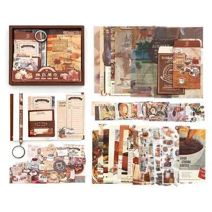 346pcs Vintage Scrapbook Stickers Pack
