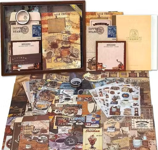 346pcs Vintage Scrapbook Stickers Pack