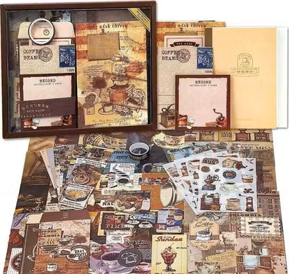346pcs Vintage Scrapbook Stickers Pack