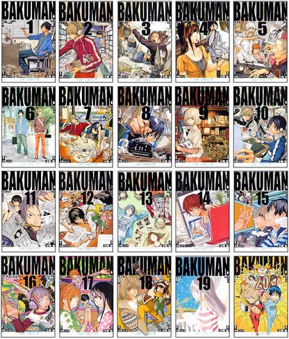 Bakuman Complete Box Set (Volumes 1–20) – English Paperback Manga Collection by Tsugumi Ohba & Takeshi Obata