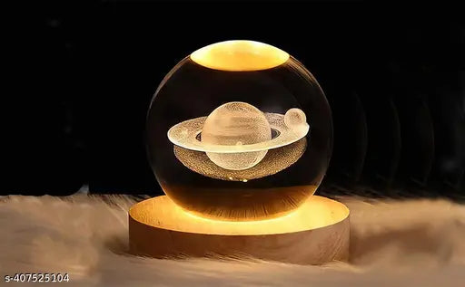 3D Crystal Lamp Saturn