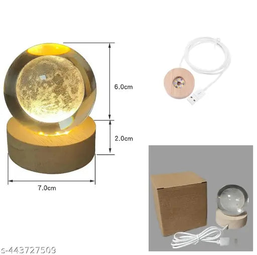 3D Crystal LED Lamp with Christ the Redeemer