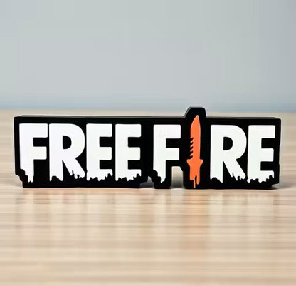 3D Free Fire Game Theme Table Top