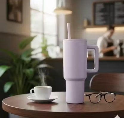 1200 ML Stainless Steel Tumbler with Handle & Straw