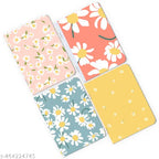 A5 Handy Unruled Notebooks – Set of 4 (Daisy Design)
