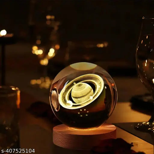 3D Crystal Lamp Saturn