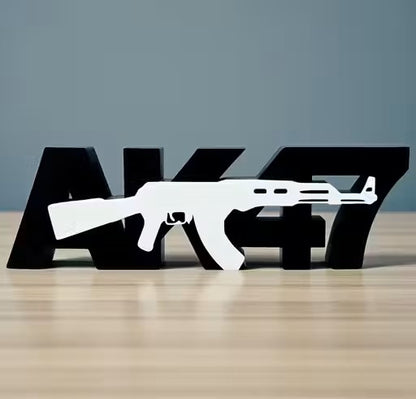 3D AK47 Theme Table Top