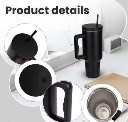 1200 ML Stainless Steel Tumbler with Handle & Straw