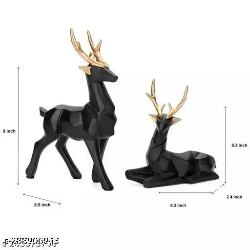 Whats Trendy Deer Pair Showpiece