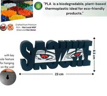 3D Naruto’s Sasuke Uchiha Theme Table Top