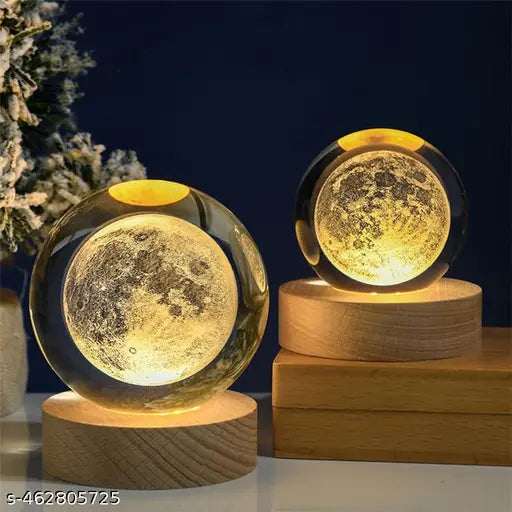 3D Crystal Light Moon