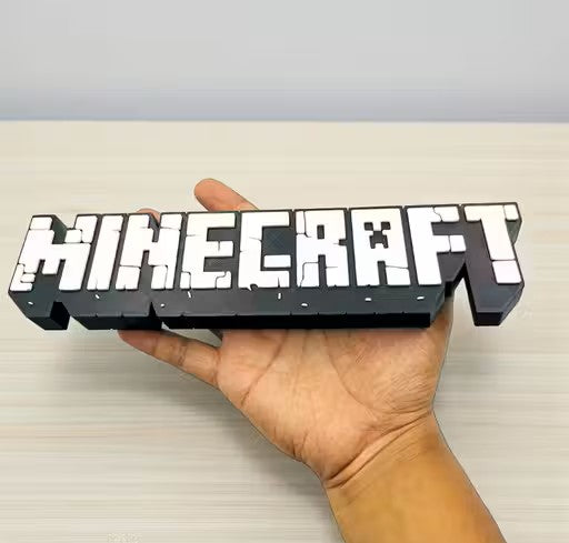 3D Minecraft Gaming Theme Table Top