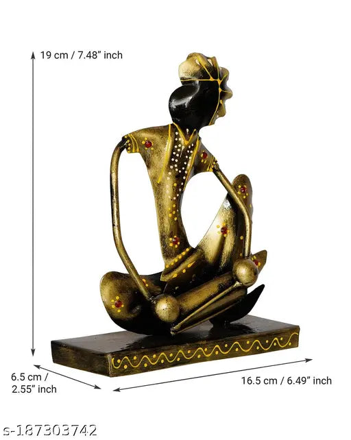 Whats Trendy Tribal Rajasthani Musician Figurine Set