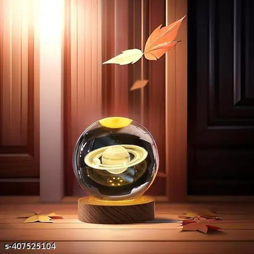 3D Crystal Lamp Saturn
