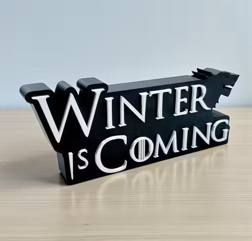 3D Game of Thrones “Winter Is Coming” Theme Table Top