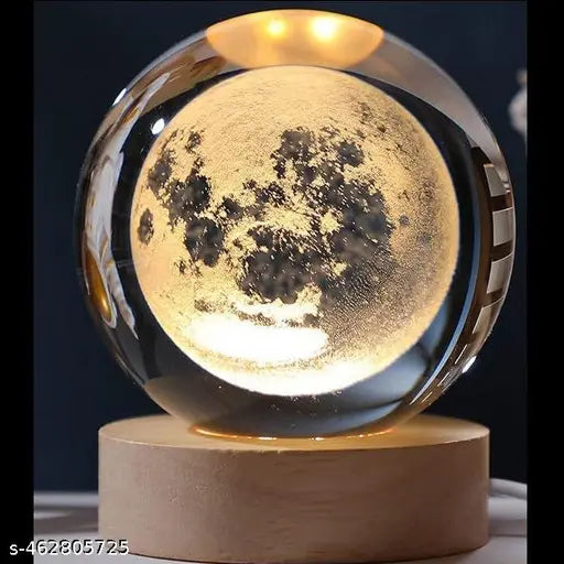 3D Crystal Light Moon