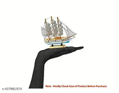 Nautical Wooden Sailing Ship Showpiece