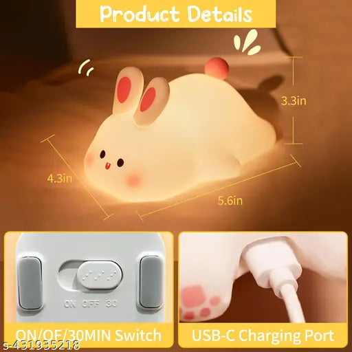 Korean Lamp Happy Rabbit